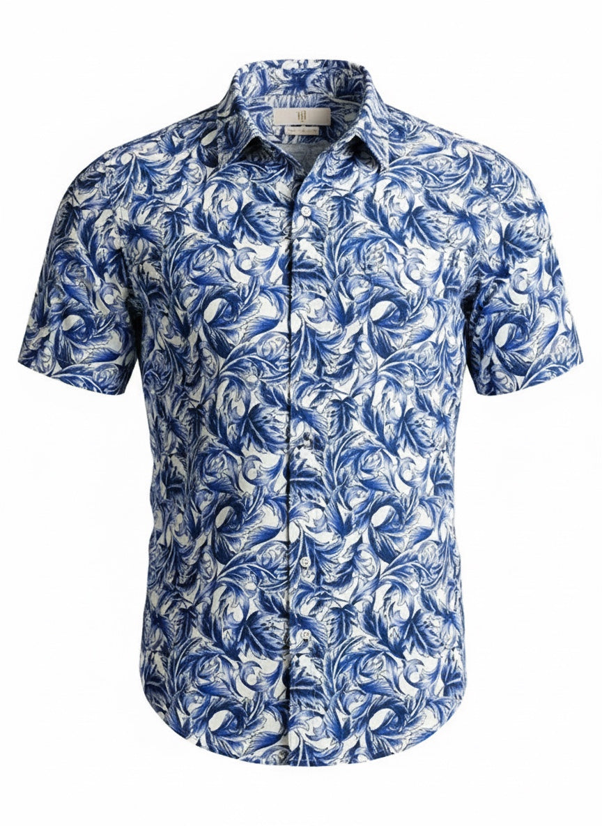Kurzarm Hemd Olly floral Print