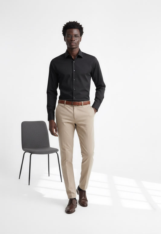 Basic Hemd Sascha Slim Fit