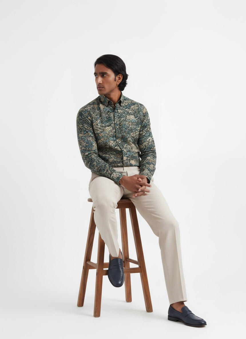 Hemd Sandro Liberty Print