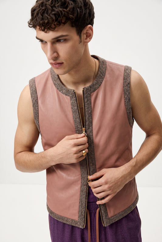 Archiv Premium Gilet Danny Cognac – Einzelstück Gr. L