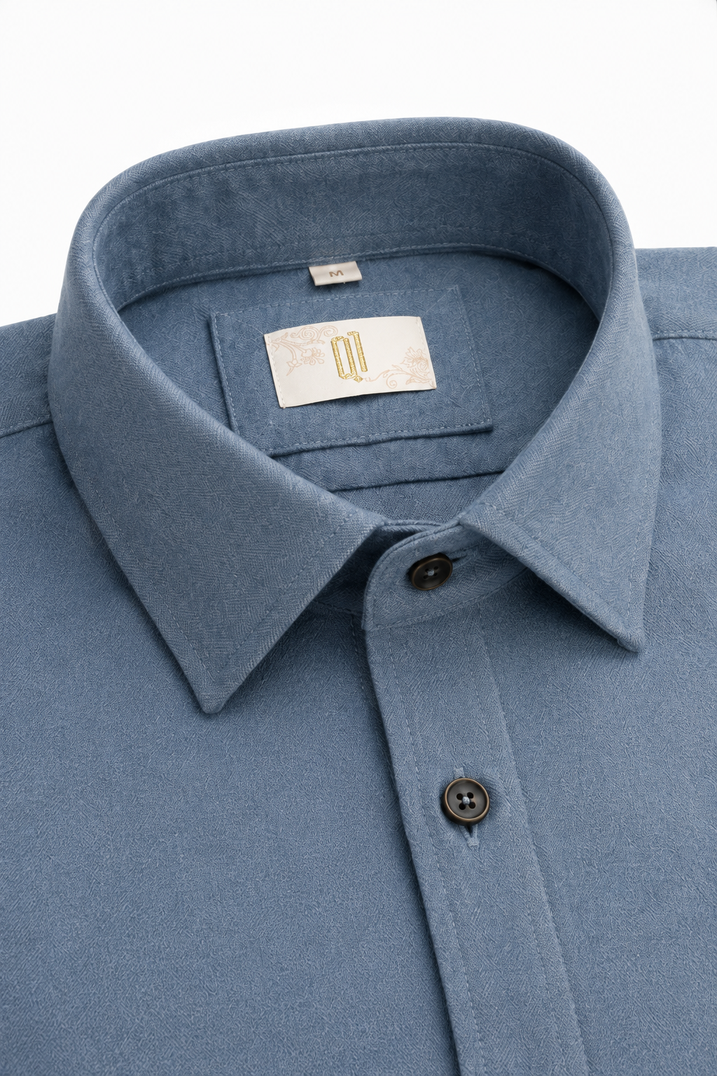 Casual Flanellhemd Ingo Kent Slim Blau