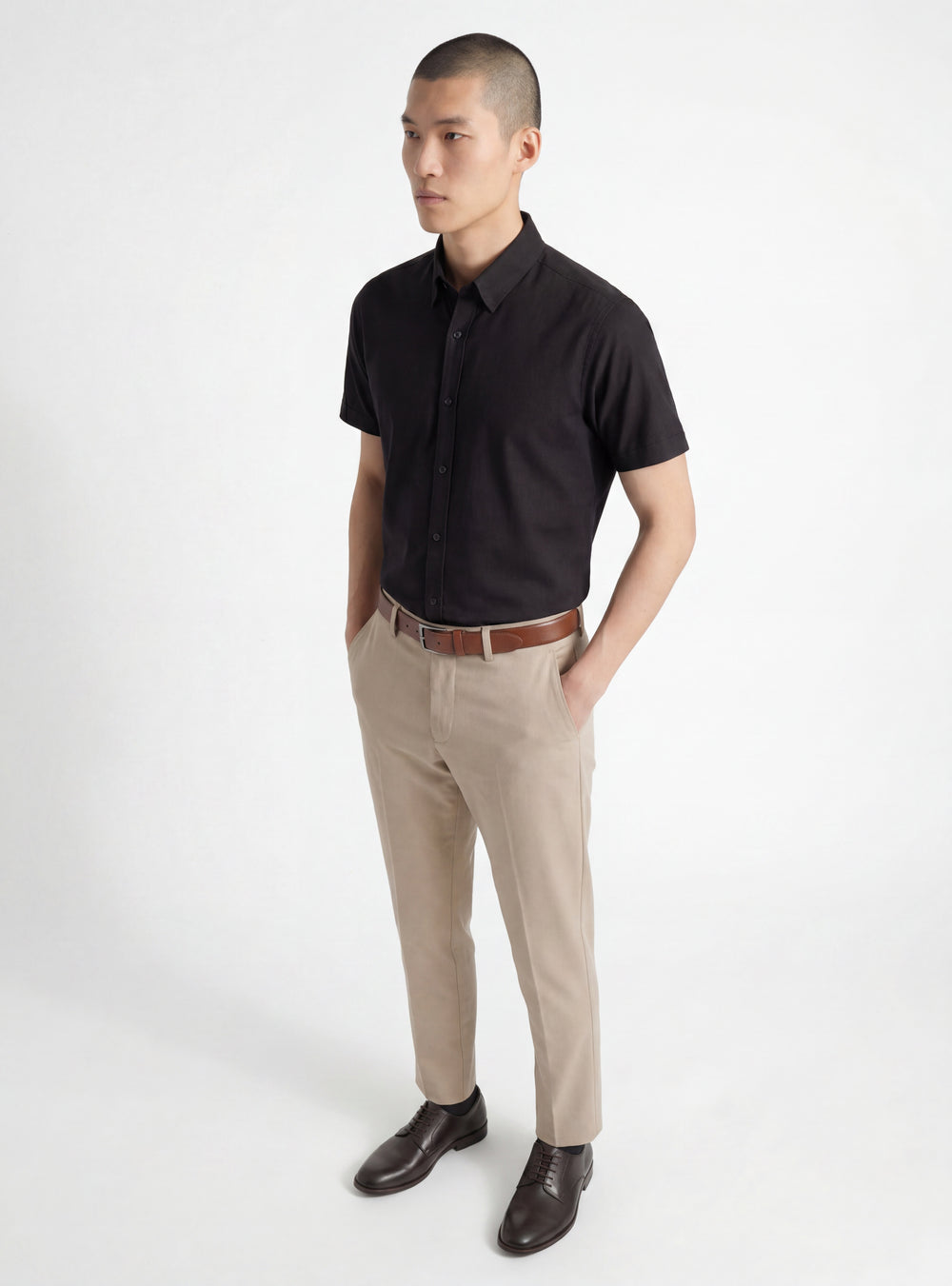 Kurzarm Hemd Sandro Stretch