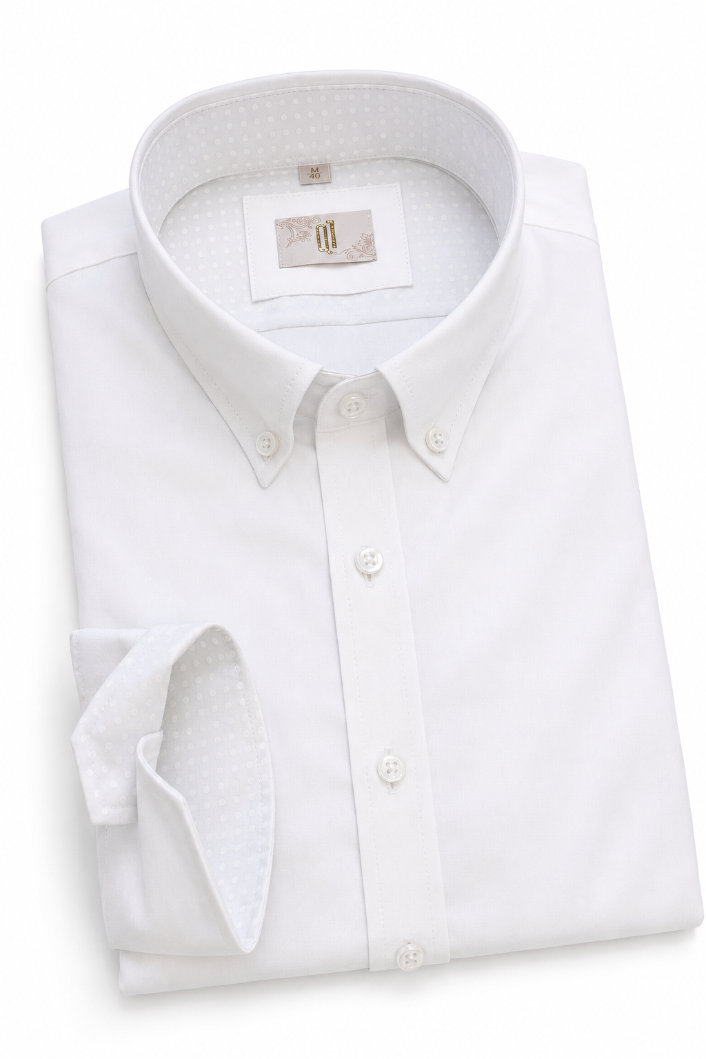 Business Hemd Volker Button-Down Slim Weiß