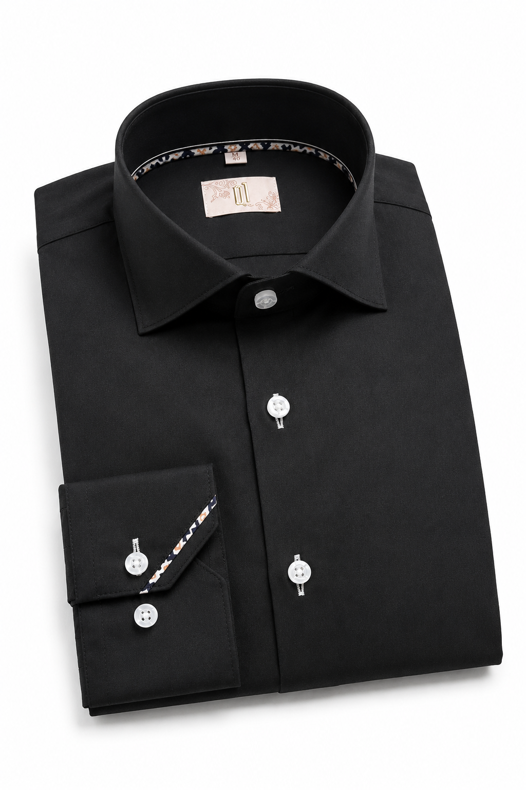 Business Hemd Damian Hai Slim Schwarz