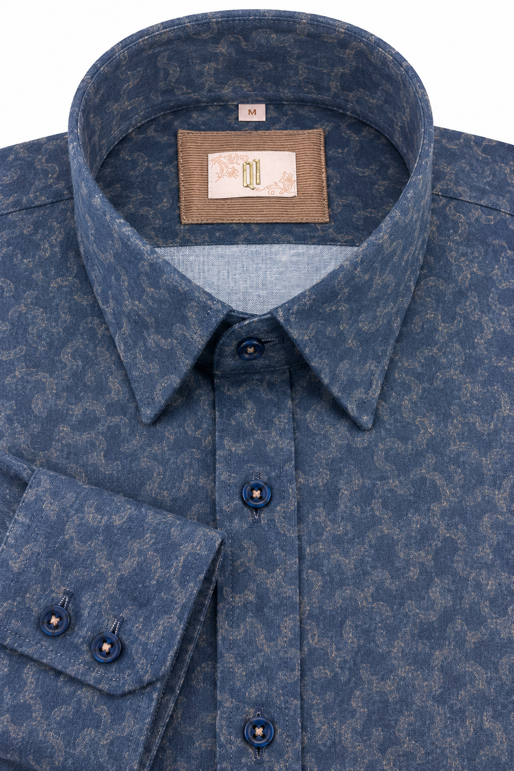 Casual Hemd Volker Kent Slim Blau