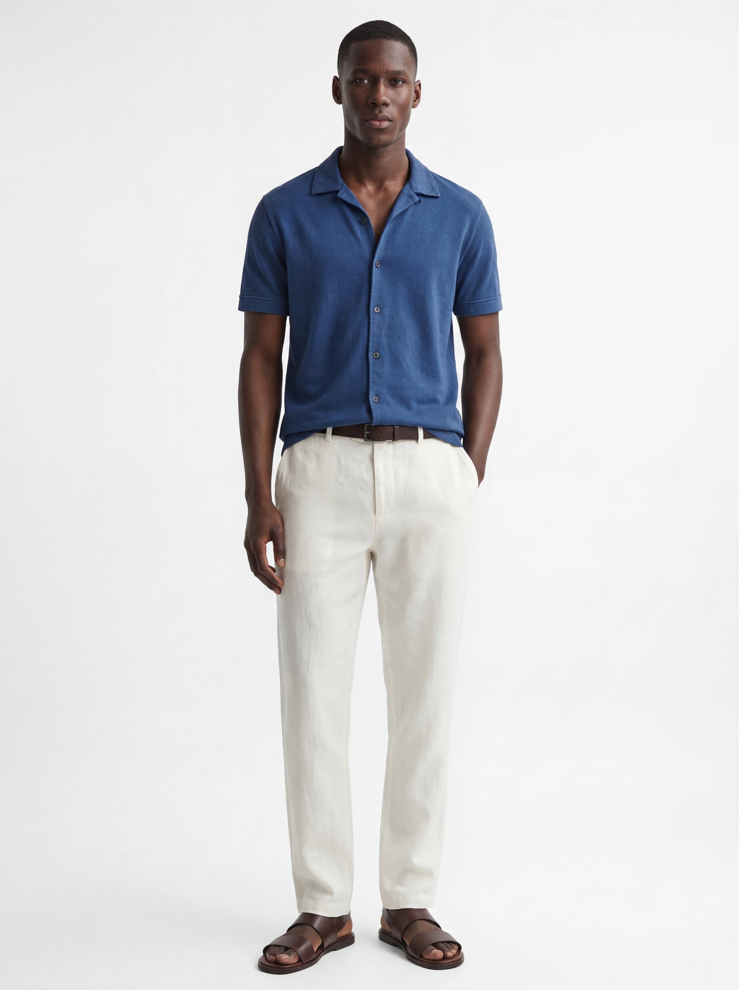 Kurzarm Hemd Olly Garment-Dyed
