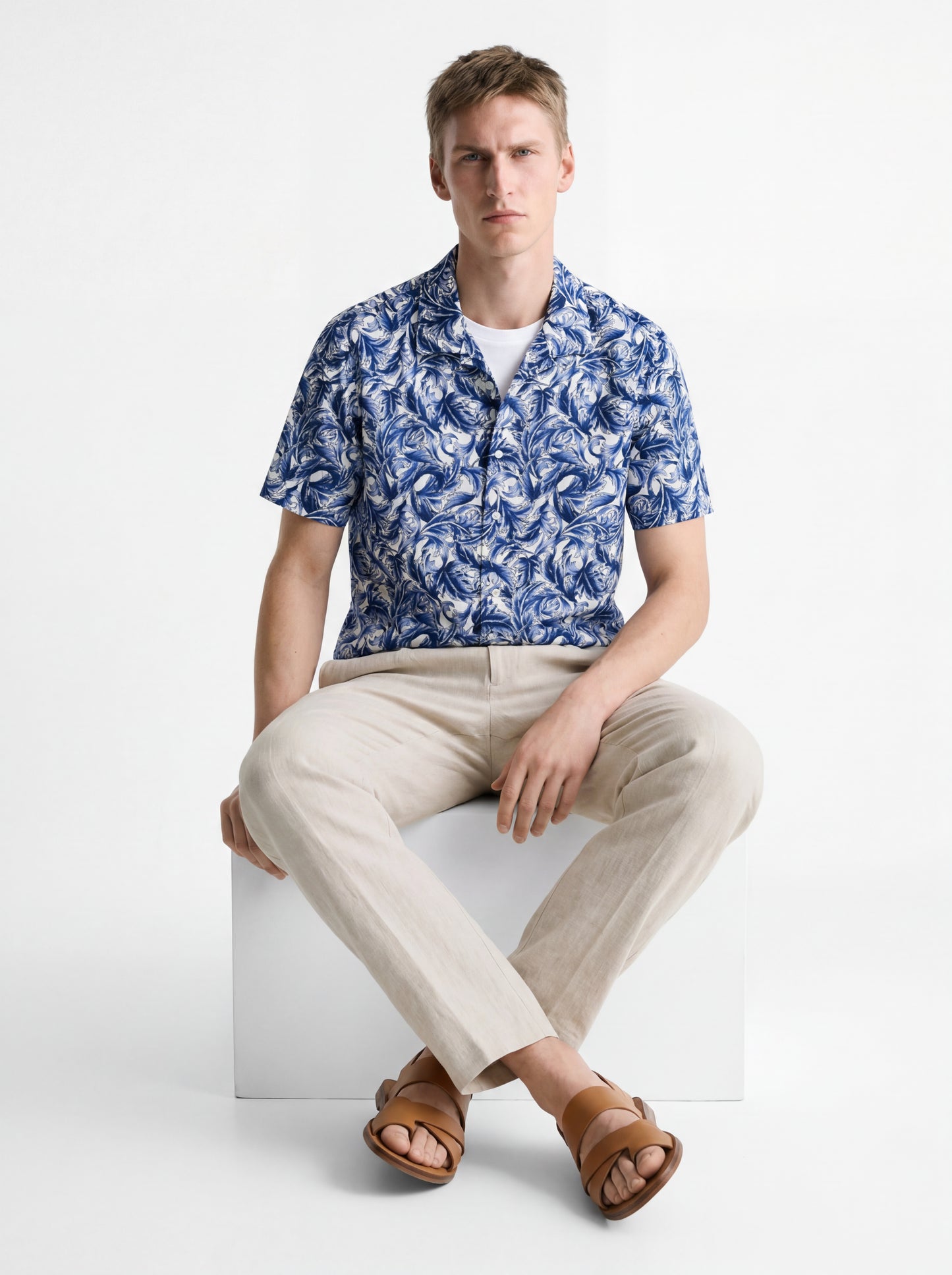 Kurzarm Hemd Olly floral Print