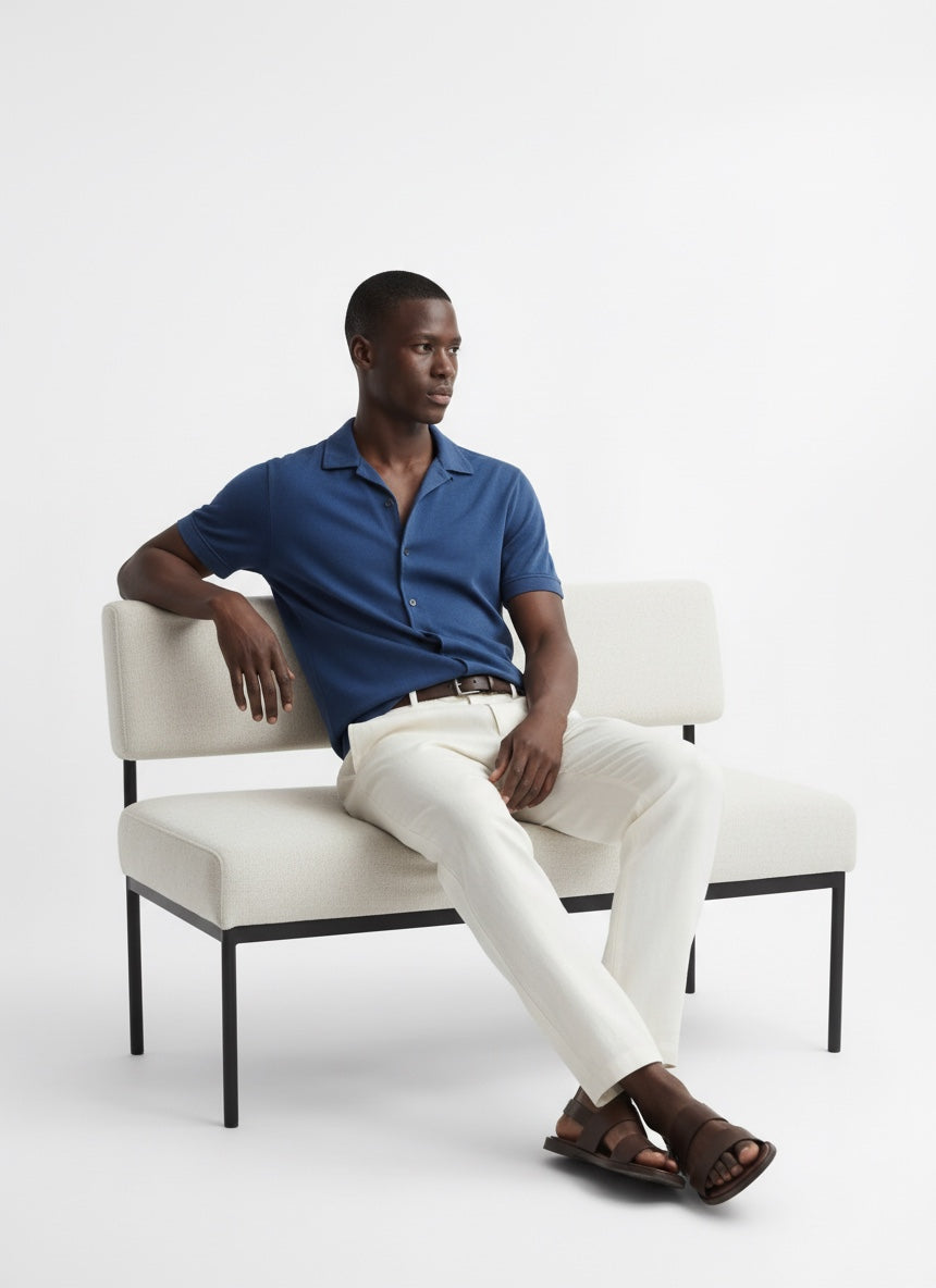 Kurzarm Hemd Olly Garment-Dyed