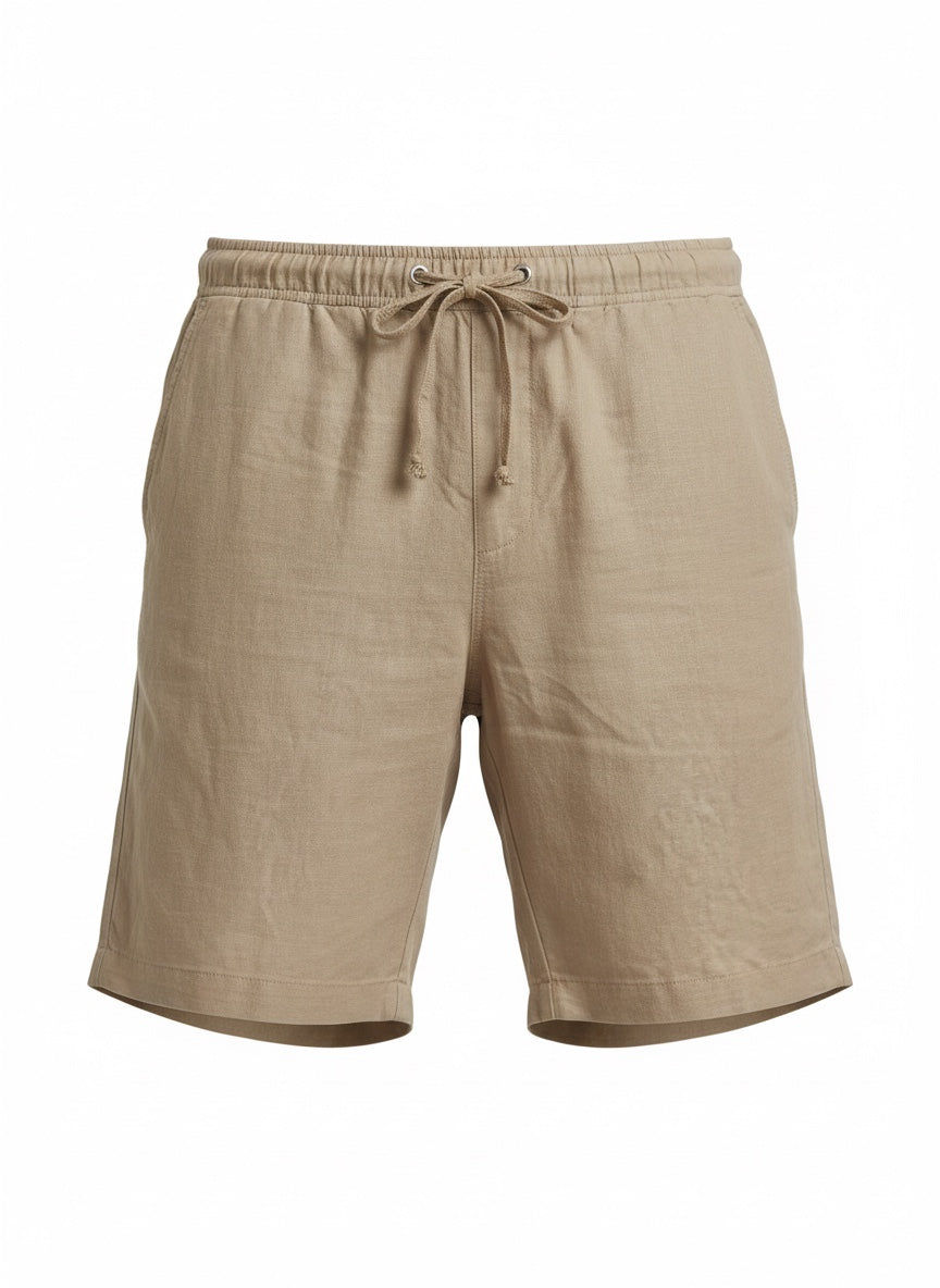 Leinen Hose kurz