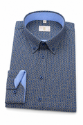 Business Hemd Volker Button-Down Slim Blau
