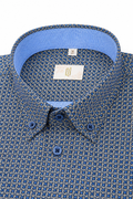 Business Hemd Volker Button-Down Slim Blau