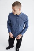Business Hemd Volker Button-Down Slim Blau