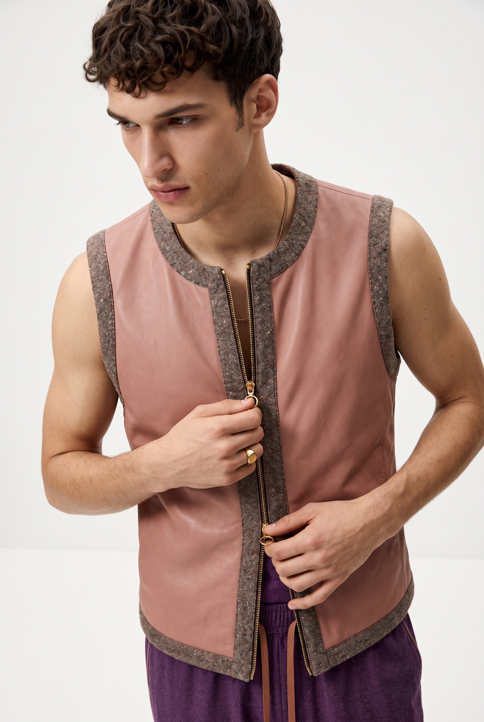 Archiv Premium Gilet Danny Cognac – Einzelstück Gr. L