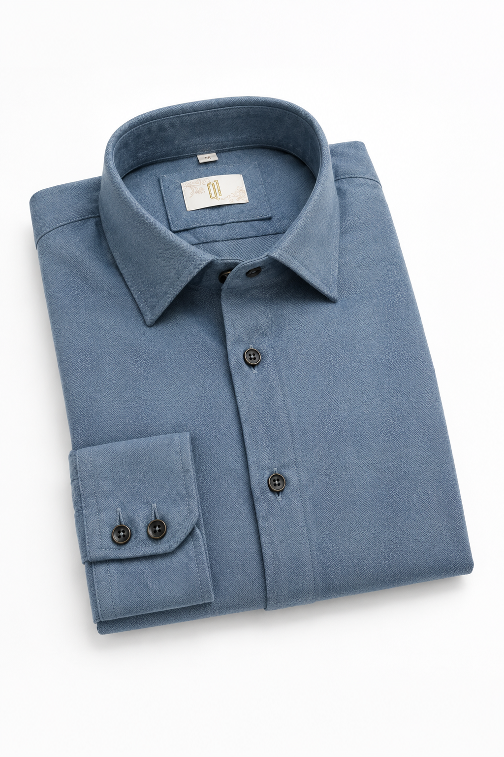 Casual Flanellhemd Ingo Kent Slim Blau