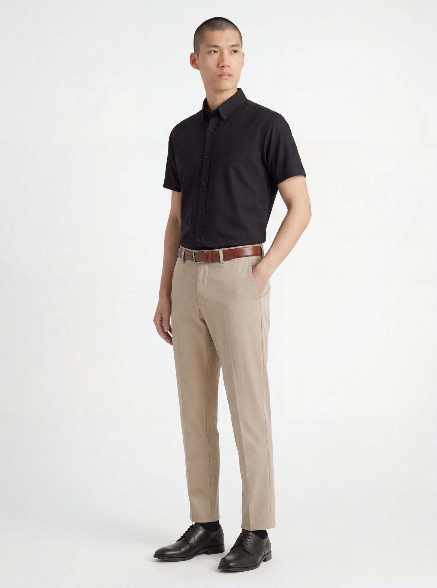 Kurzarm Hemd Sandro Slim Fit