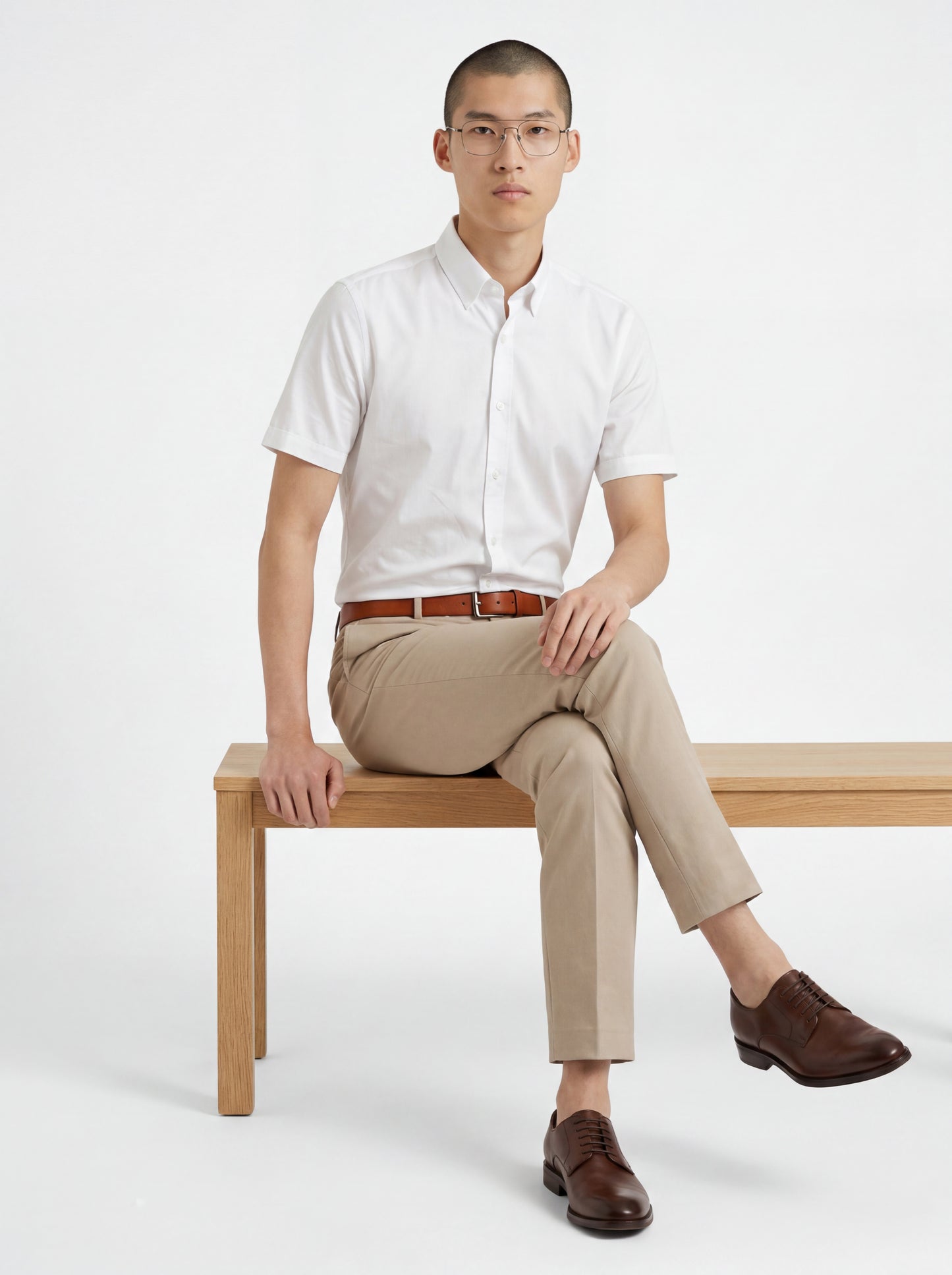 Kurzarm Hemd Sandro Slim Fit