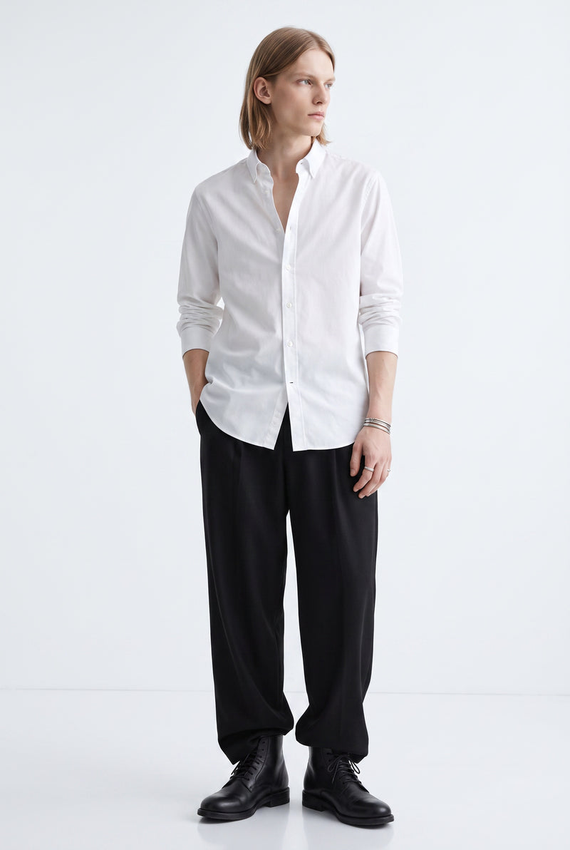 Business Hemd Volker Button-Down Slim Weiß