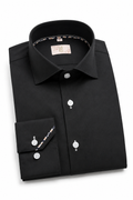 Business Hemd Damian Hai Slim Schwarz