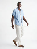 Kurzarm Hemd Olly Garment-Dyed