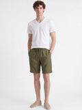 Leinen Hose kurz